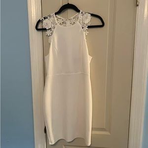 Lulu’s White Bridal Shower/Bachelorette Dress